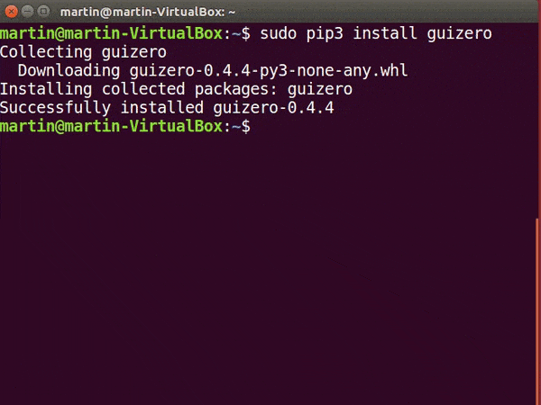 linux pip install