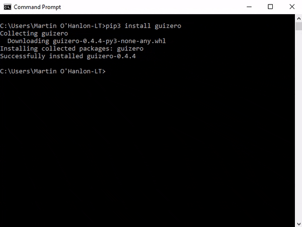 how to install ipython using your command prompt